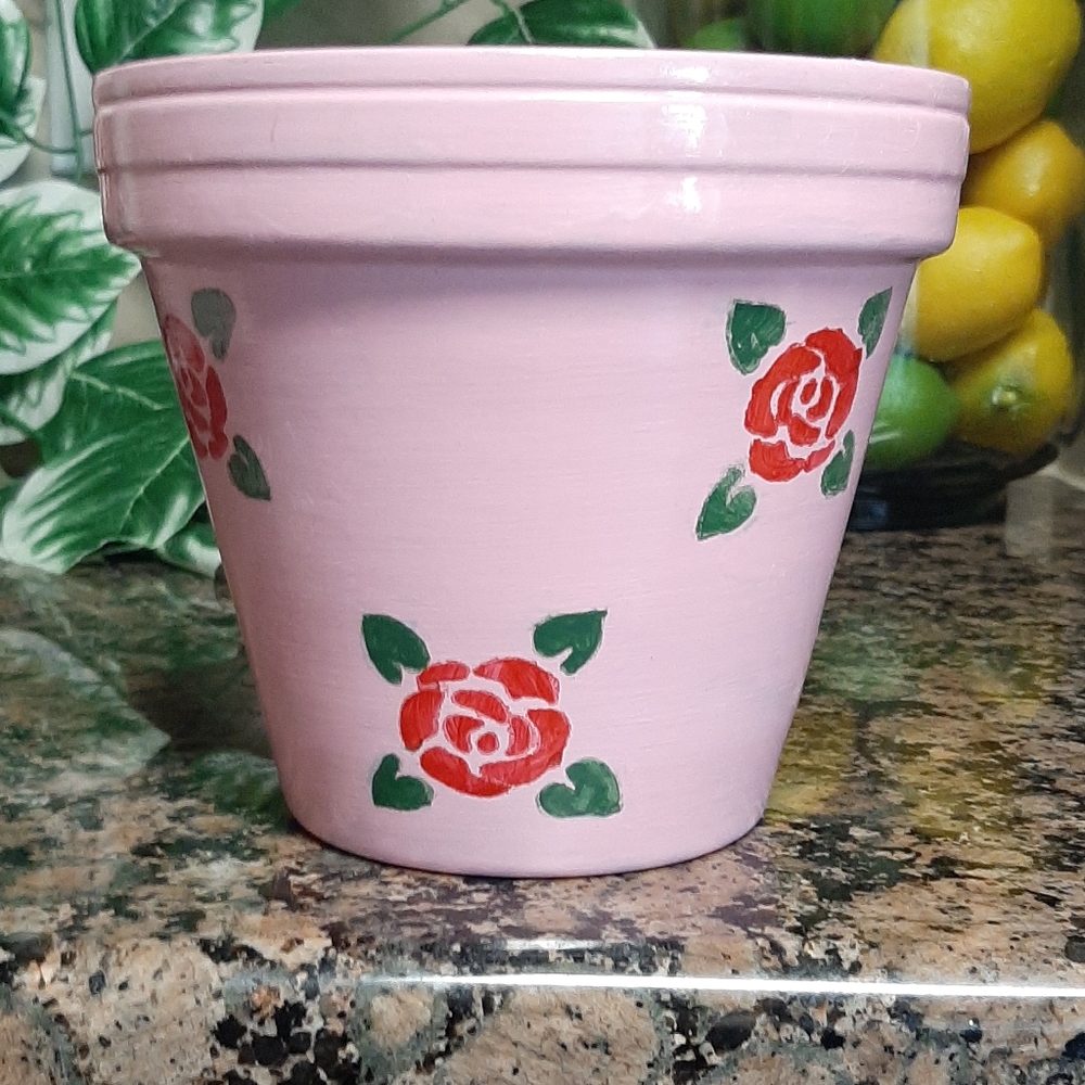 Rose Flower Pot - Picture 4 of 7